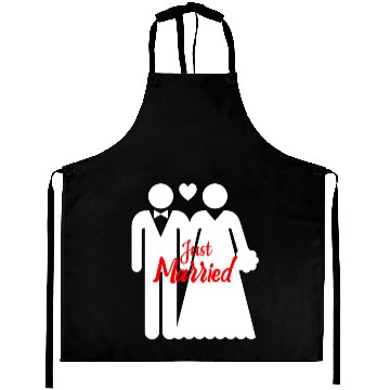 Discover Just Married Aprons