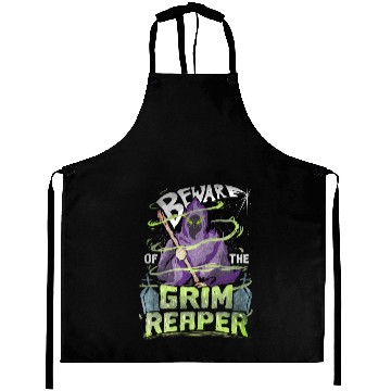 Discover Cool Grim Reaper Halloween Gift Aprons