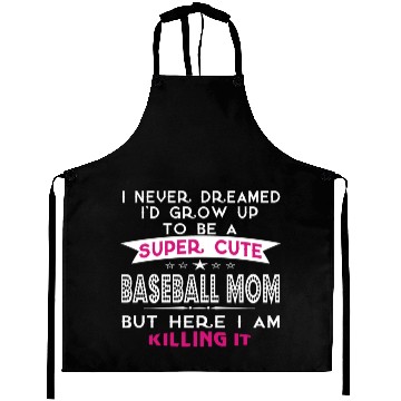Discover A Super cute Baseball Mom Aprons