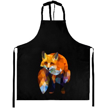 Discover Geometric Nature Fox Aprons