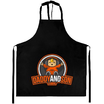 Discover Daddy And Son Gaming Aprons