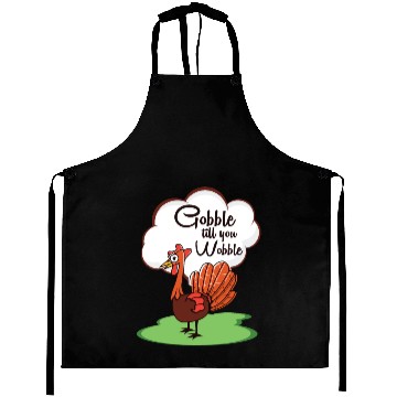 Discover Gobble Till You Wobble Aprons