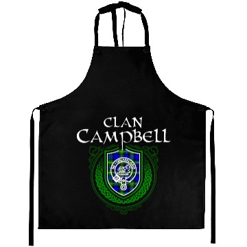 Discover Campbell Surname Scottish Clan Tartan Crest Badge Aprons