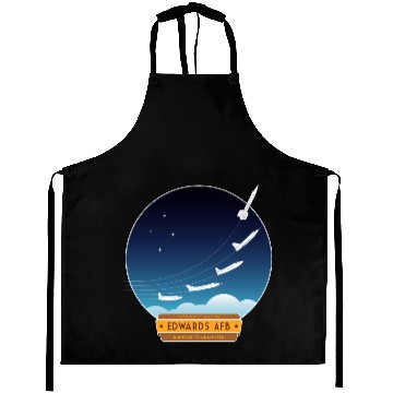 Discover Edwards Air Force Base - yellow and brown logo Aprons
