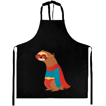 Discover sloth superhero Aprons