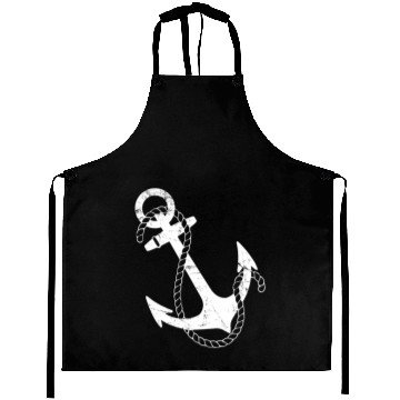 Discover Retro Nautical Anchor Aprons