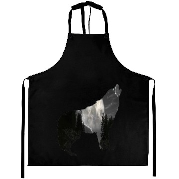 Discover Wolf Moon Aprons