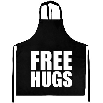 Discover Free hugs funny Aprons
