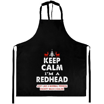 Discover Keep Calm I'm A Redhead Aprons