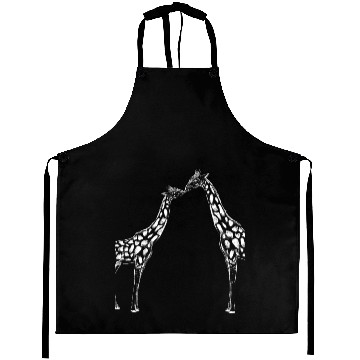 Discover Giraffe Kissing Aprons