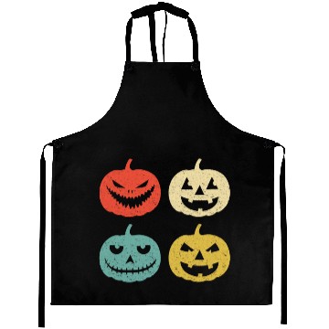 Discover Halloween Pumpkin Vintage Jack-o-lantern Aprons