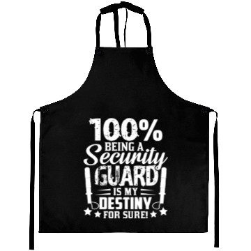 Discover Security Guard My Destiny Aprons