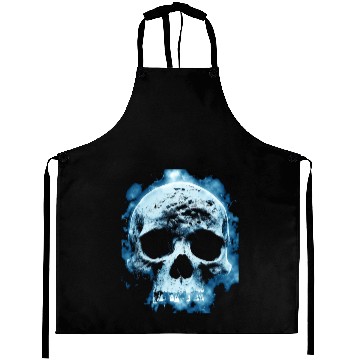 Discover Blue Flame Halloween Death Skull Aprons