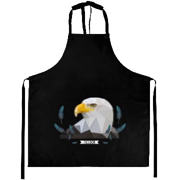 Discover freedom, liberty, eagle Aprons