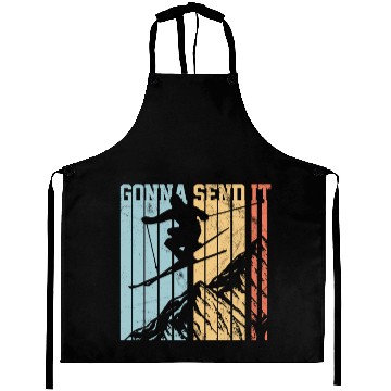 Discover Gonna Send It - Ski Vintage Gift Aprons