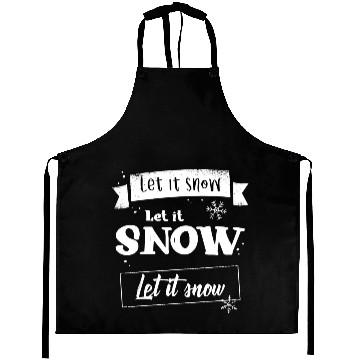 Discover Let It Snow Aprons