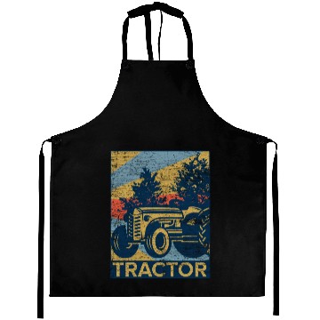 Discover Tractor Farm Farmer Tractors Tractor Pulling Gift Aprons