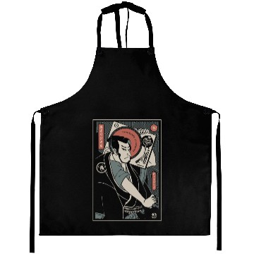 Discover samurai original country tranditional japanese Aprons
