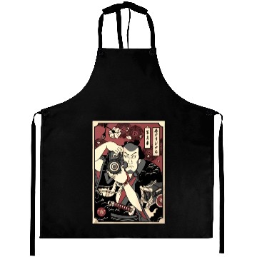 Discover PHOTOGRAPHER SAMURAI MEN PICTURE JAPANESE Aprons