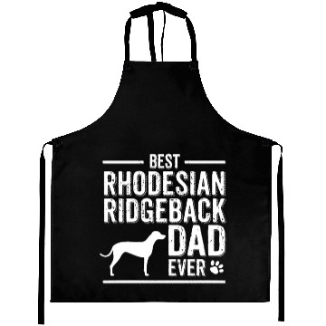 Discover Best Rhodesian Ridgeback Dad Cool Dog Owner Gift Aprons