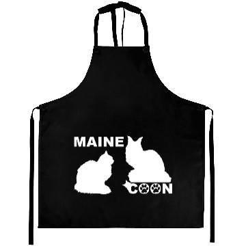 Discover Maine Coon cat kitty Aprons