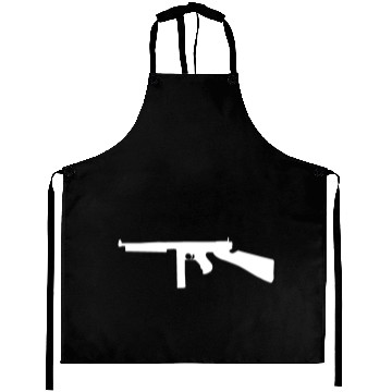 Discover Thompson submachine gun gift Aprons