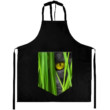 Discover Cat Pocket Grass Aprons