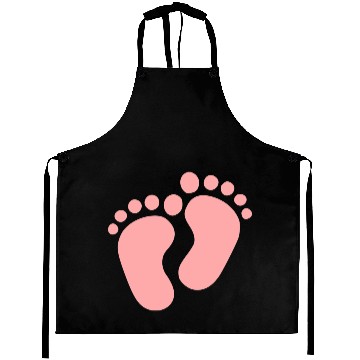 Discover Baby Feet Pastel Pink Pregnancy Maternity Aprons
