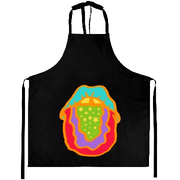 Discover Psychedelic Tongue Aprons