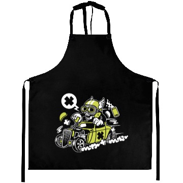 Discover Hot Rod Skull Aprons