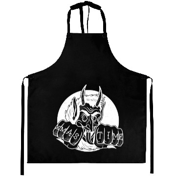 Discover Christmas Krampus Aprons