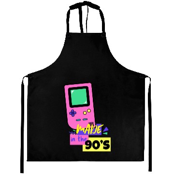 Discover made in the 90s - gameboy nerd party gift Aprons