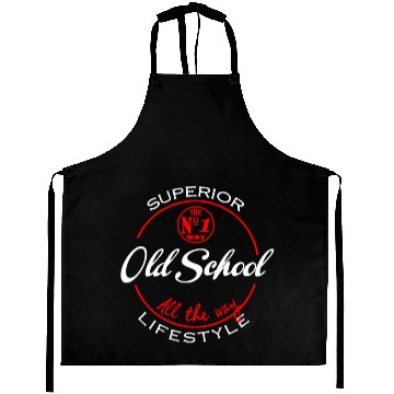 Discover old school label Aprons