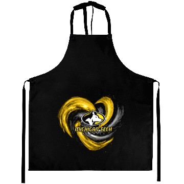 Discover michigan tech animals heart husky Aprons