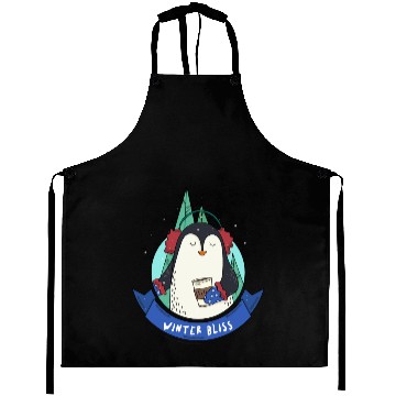 Discover Winter Bliss | Holiday Penguin Aprons