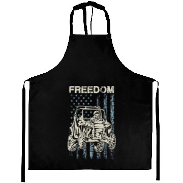Discover UTV SxS Freedom Flag USA Aprons