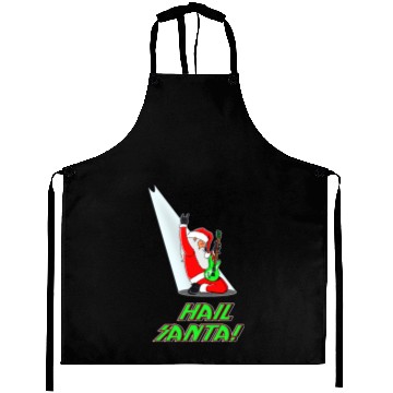 Discover Hail Santa Aprons