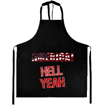 Discover America Hell Yeah 2 Aprons