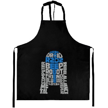 Discover R2D2 Typography Aprons