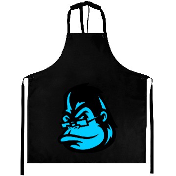 Discover king kong in the mirror Aprons