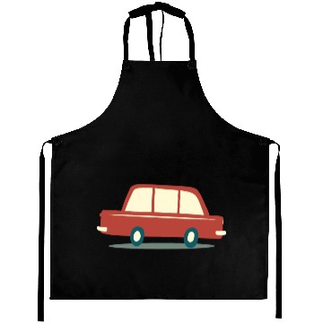 Discover Vintage Retro 1950’s Red Car Aprons