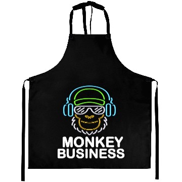 Discover monkey business Aprons