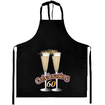 Discover 60th Celebrating,Anniversary,Birthday Aprons