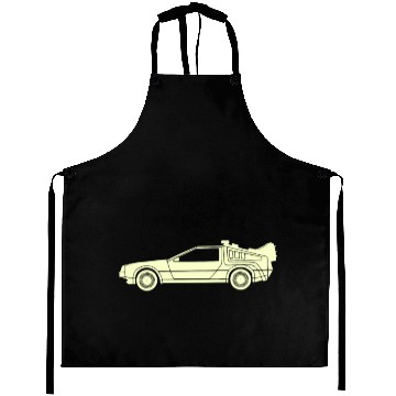 Discover Delorean side view style white Aprons