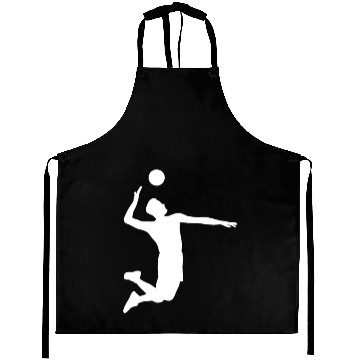 Discover Men Volleyball Spike Shadow Aprons Gift Ideas