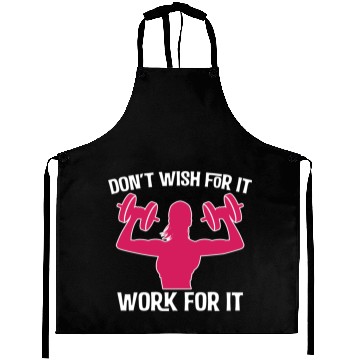 Discover Muscle Wish Fitness Cool Gift Aprons