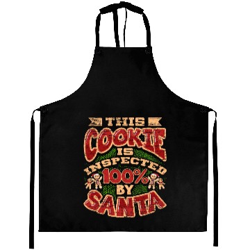 Discover Christmas Cookie Inspector Aprons
