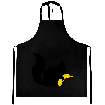 Discover banana eat hunger delicious fruit black squirrel r Aprons