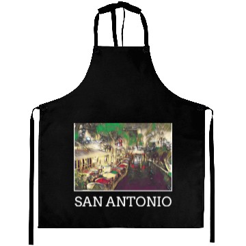 Discover San Antonio City Skyline USA US Aprons