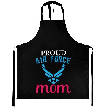Discover PROUD AIRFORCE MOM Aprons